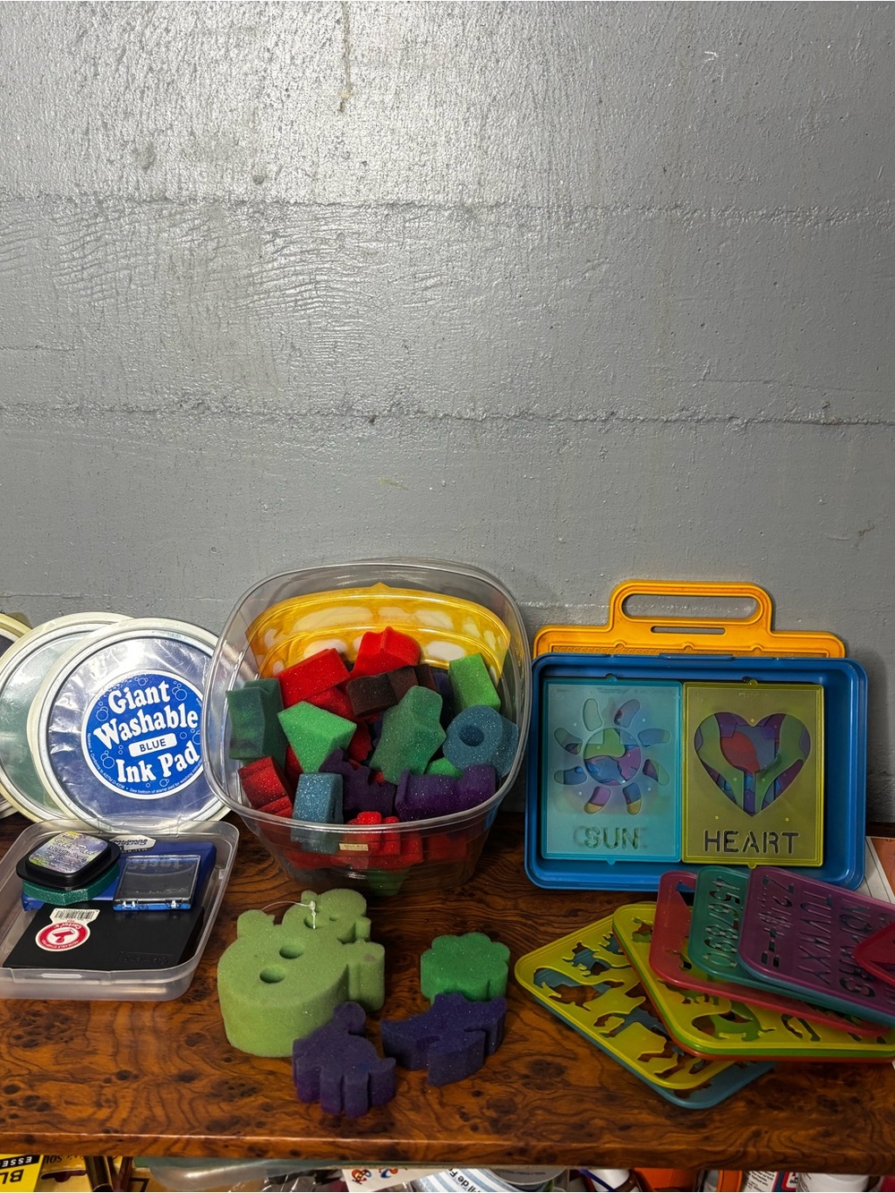 🖍️ Early Learning Craft & Activity Bundle: Stamps, Ink Pads, Stencils & More!